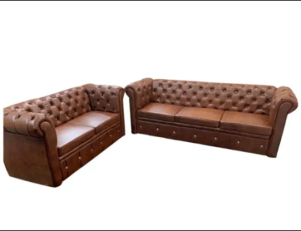 [:en]High-quality Chesterfield Sofa (3 + 2)[:]